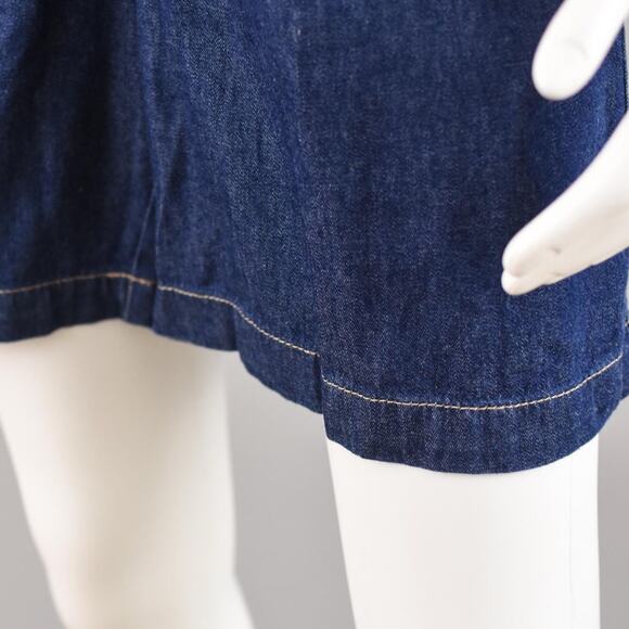 Vintage Easy Elastic Waist Jean Shorts, Women's Petite Large - Picture 6 of 7